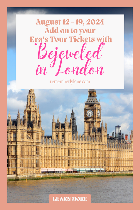 Bejeweled in London 2024! An exclusive vacation package perfect for Taylor Swift Era's Tour Concert add on at Wembley Stadium